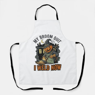 Tablier Chemise de Soudure Halloween Dessin de Balai de So