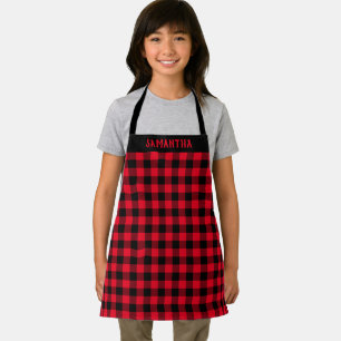 Tablier Chemise de vacances à carreaux rustique Buffalo pe