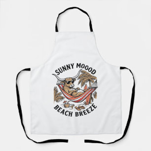Tablier Chemise de vache de plage Art animal de ferme d'ét