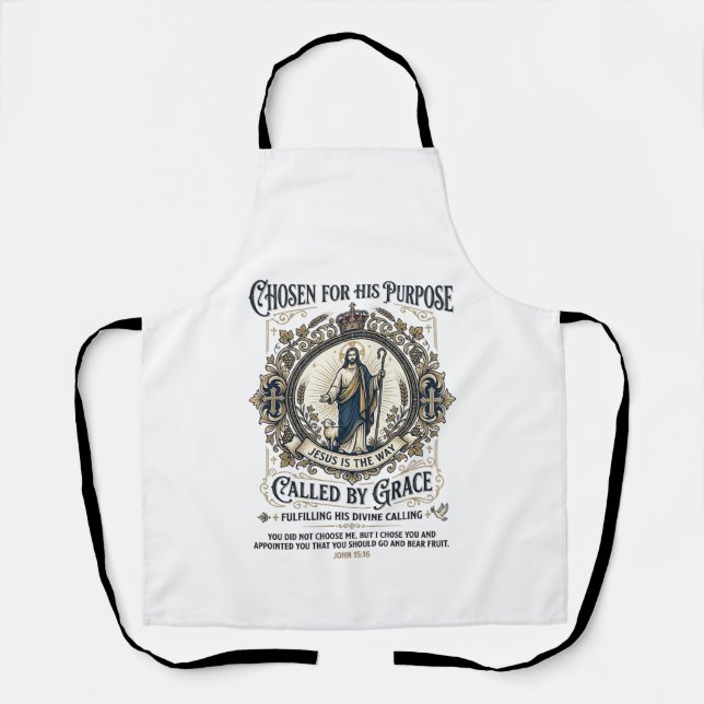 Tablier Chemise Électricien Jésus Conception basée sur la  (Recto)