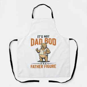 Tablier Chemise Fun Body Papa Figure Ours Bière_1