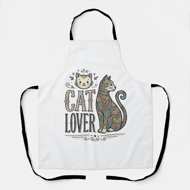 Tablier Chemise Graphique de Style de Gravure pour Amoureu (Recto)