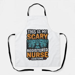 Tablier Chemise Halloween Costume d'infirmière diplômée ef
