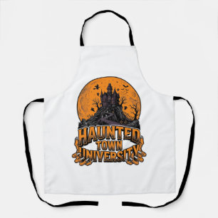 Tablier Chemise Halloween Vintage Université de la ville h