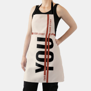 Tablier Chemise « Maîtrise ton histoire » – Citation motiv