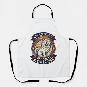 Tablier Chemise pour chien Chow Chow Un chien n'est jamais