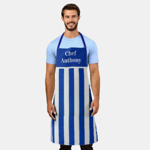 Tablier Chemise rayée personnalisée pour homme