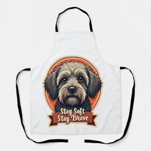 Tablier Chemise vintage triste chien rétro de secours de s