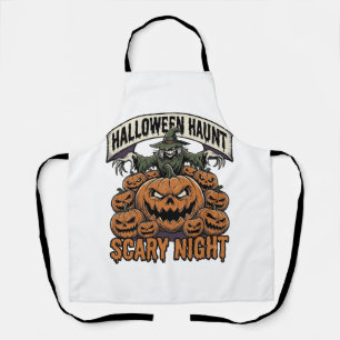 Tablier Chemises de gravure vintage citrouilles Halloween