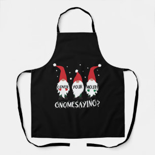 Tablier Chemises De Noël Gnome Pour Femmes Gnome Noël F