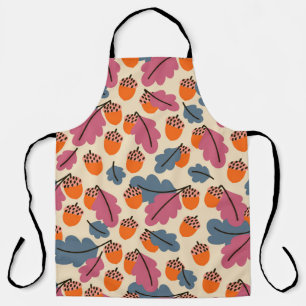 Tablier Chêne d'automne : Feuilles et Motifs d'Acorns
