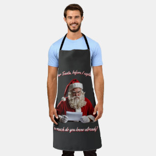 Tablier Cher Père Noël... Drôle de Père Noël, Vacances de 