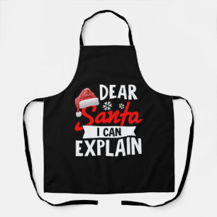 Tablier Cher Père Noël, Je Peux Expliquer