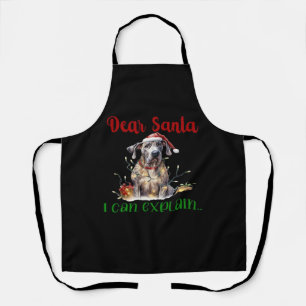 Tablier Cher Père Noël, je peux expliquer Great Dane T-Shi