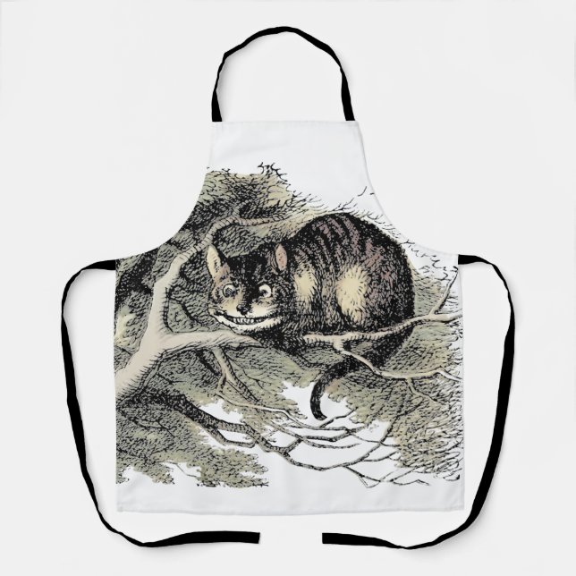 Tablier Cheshire Chat Alice Wonderland Classic (Recto)