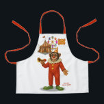 Tablier Chester, circus clown<br><div class="desc">Step into the world of the Dingaling Brothers Circus! Chester the chimp clown is the heart of the circus,  tumbling,  juggling,  and making everyone giggle as he scampers across the ring.

You can find lots of other Dingaling Brothers Circus products in my store,  with this and more designs.</div>