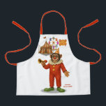Tablier Chester, circus clown<br><div class="desc">Step into the world of the Dingaling Brothers Circus! Chester the chimp clown is the heart of the circus,  tumbling,  juggling,  and making everyone giggle as he scampers across the ring.

You can find lots of other Dingaling Brothers Circus products in my store,  with this and more designs.</div>