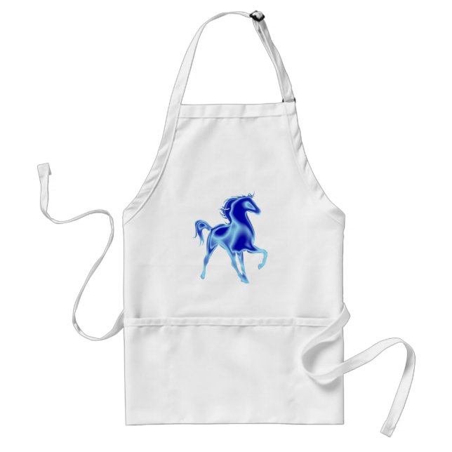 Tablier Cheval bleu (Devant)
