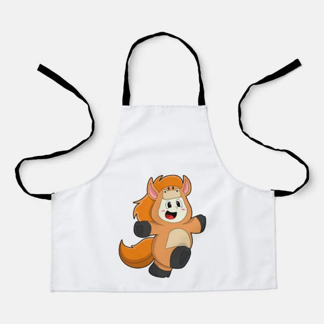 Tablier Cheval en costume (Recto)