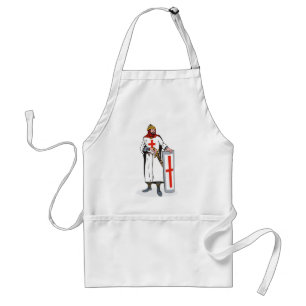 Tablier chevaliers templar avec l'épée et le bouclier