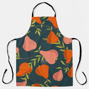 Tablier Chevauchement de poires : Papier peint Vintage col