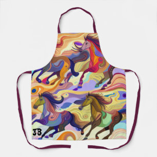 Tablier Chevaux sauvages
