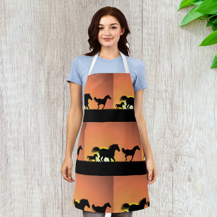 Tablier Chevaux sauvages