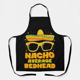 Tablier Cheveux roux moyens nacho mexicain Cinco De Mayo