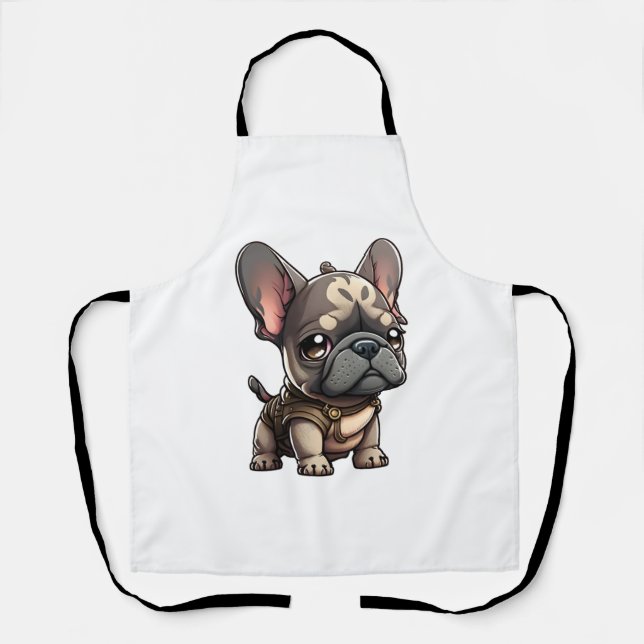 Tablier Chibi French Bulldog (Recto)