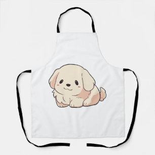 Tablier Chibi Golden Retriever