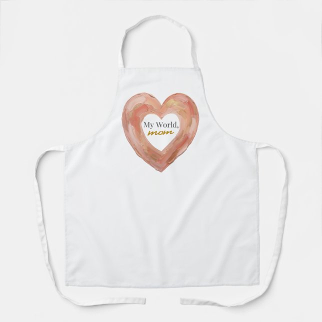 Tablier Chic Minimalist Mother's Day Apron (Recto)