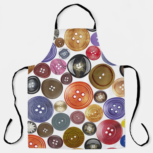 Tablier Chic sans couture : ensemble de boutons haute réso (Recto)