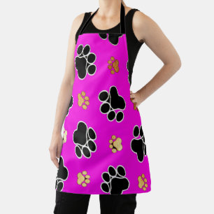 Tablier Chien blanc et blanc