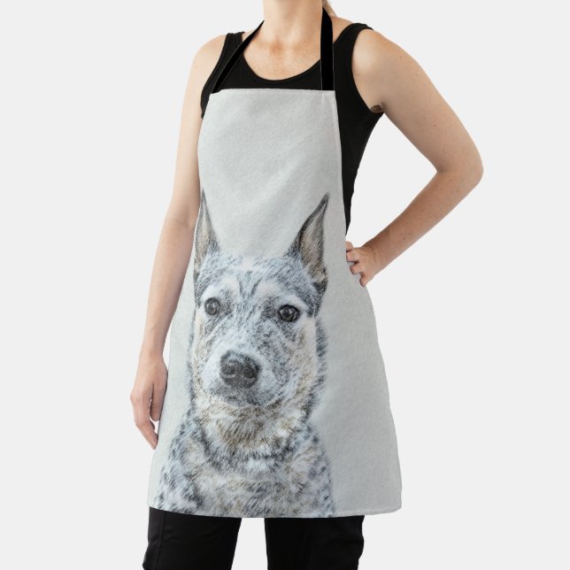 Tablier Chien Bouvier Australien - Art Original de Chien M (Insitu)