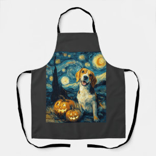 Tablier Chien chihuahua mignon Halloween Jack O Lantern Ci