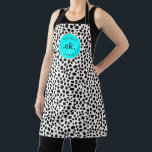 Tablier Chien dalmate Abstrait Motif rose chaud Monogramme<br><div class="desc">Ajoutez une touche amusante et vibrante à votre cuisine avec l'Abstrait Dog Motif Hot Pink Monogram Apron. Doté d'un design abstrait et ludique en noir et blanc avec un pop de rose chaud, cet espace est à la fois élégant et fonctionnel. Personnalisez-le avec un monogramme pour un flair unique, ce...</div>