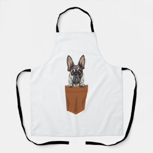 Tablier Chien dans la poche Chien amusant Chien pour Amour
