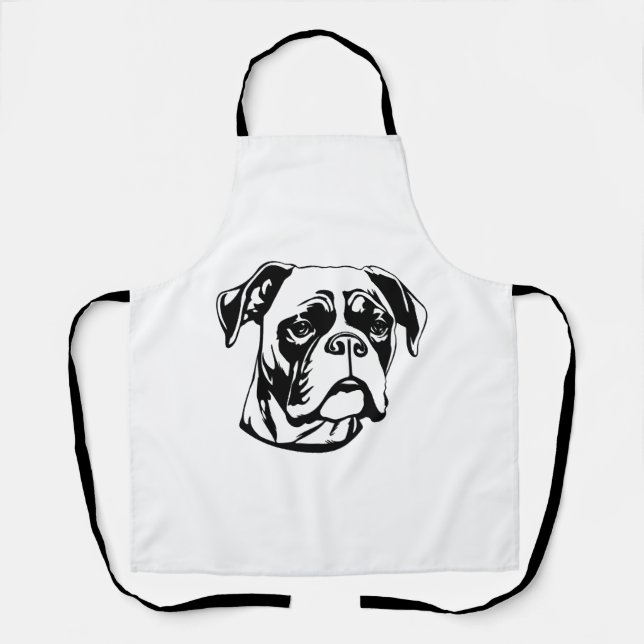 Tablier Chien de boîte (Recto)