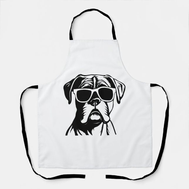 Tablier Chien de boîte (Recto)