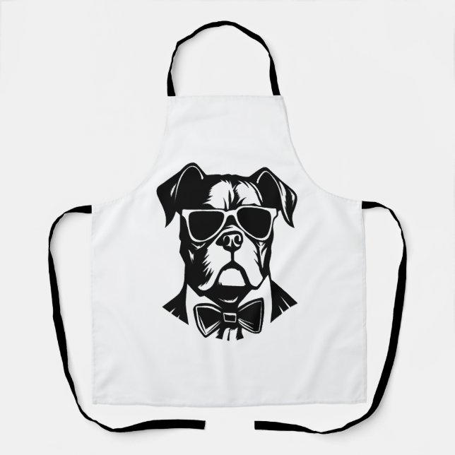 Tablier Chien de boîte (Recto)