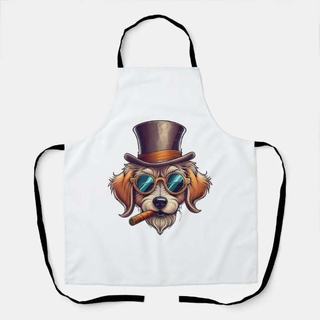 Tablier Chien de cigares (Recto)