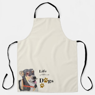 Tablier chien de compagnie