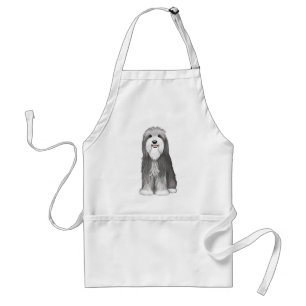Tablier Chien de dessin de Collie à poils