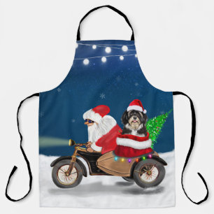 Tablier Chien de Havanais Noël Père Noël