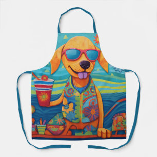 Tablier Chien de plage cool