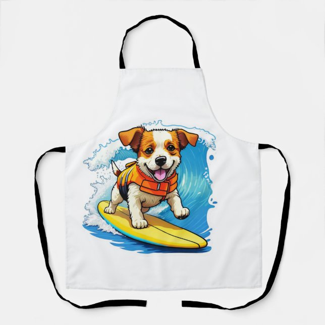 Tablier Chien de surf (Recto)