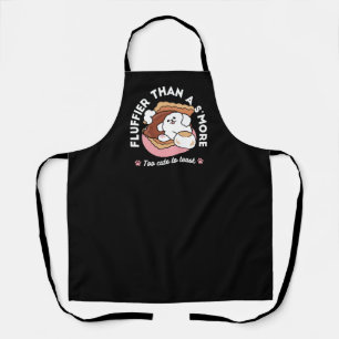 Tablier Chien drôle et design S’more – Pun pour amateur de