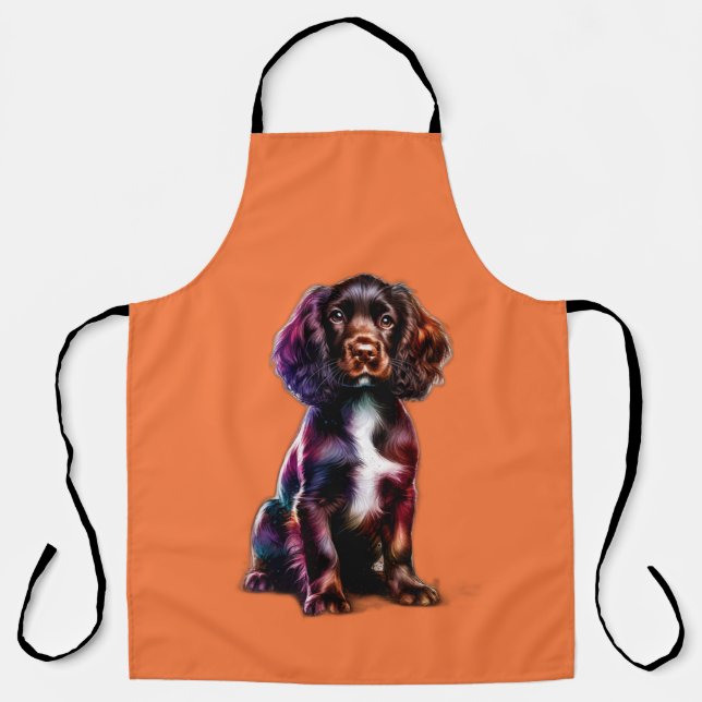 Tablier Chien espagnol Boykin (Recto)