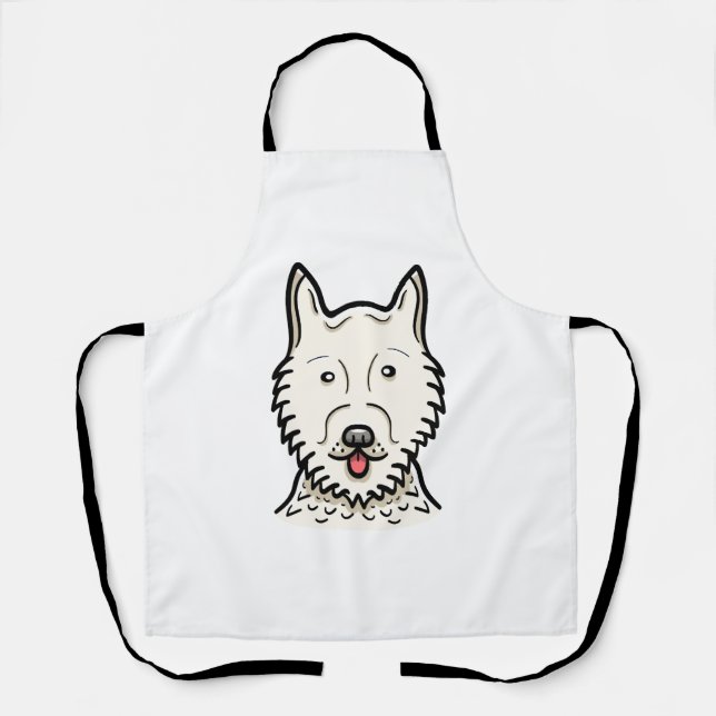 Tablier Chien esquimau américain (Recto)