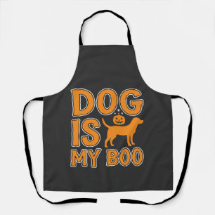Tablier Chien Est Mon Boo Halloween Chien